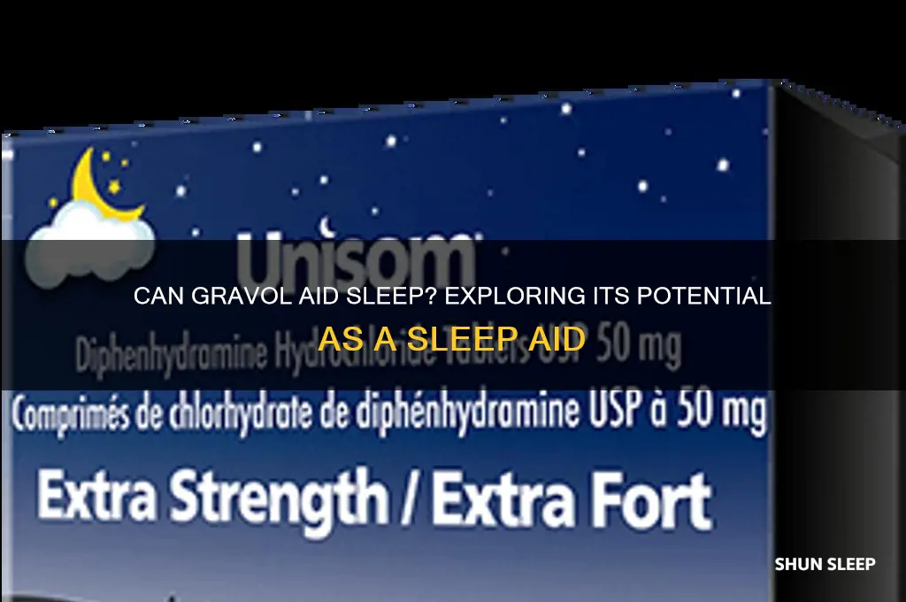 can gravol help you sleep