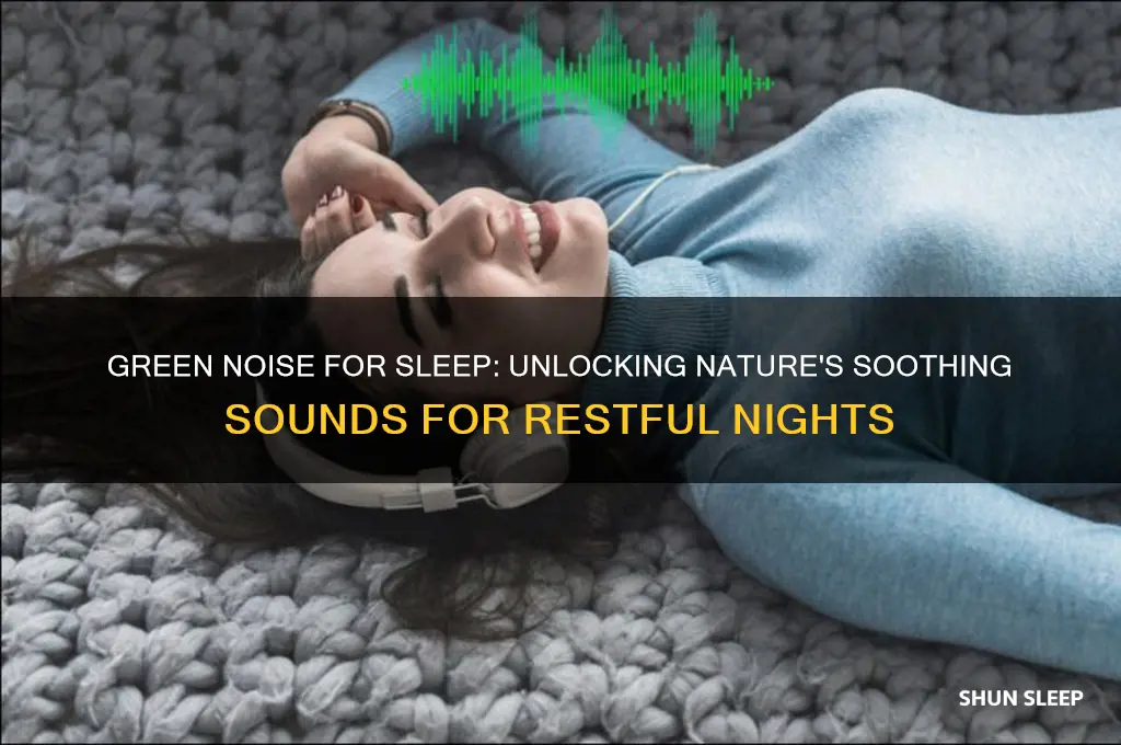 can green noise help you sleep