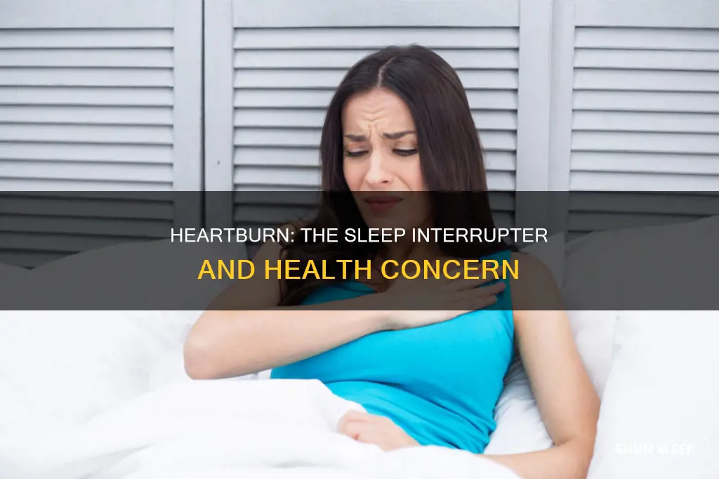 can heartburn wake you from sleep