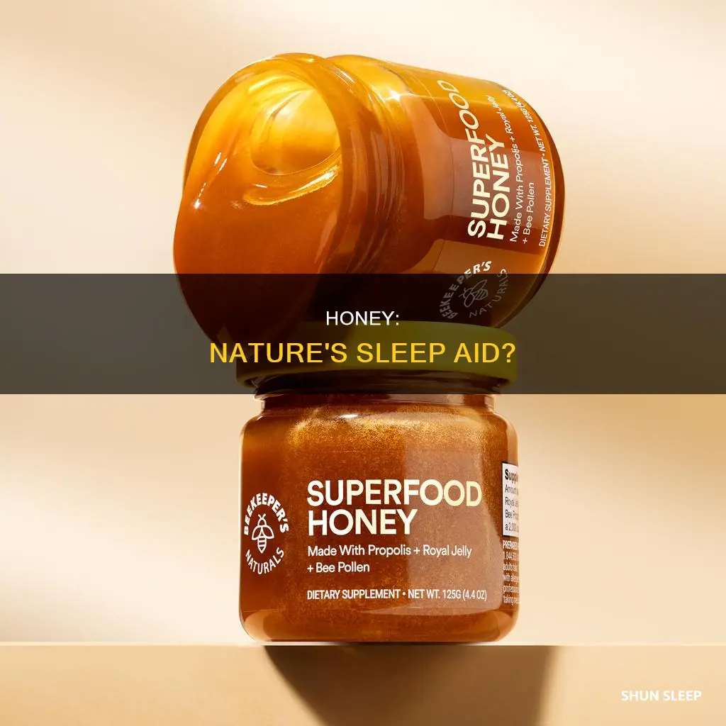 can honey be used as a sleep aid