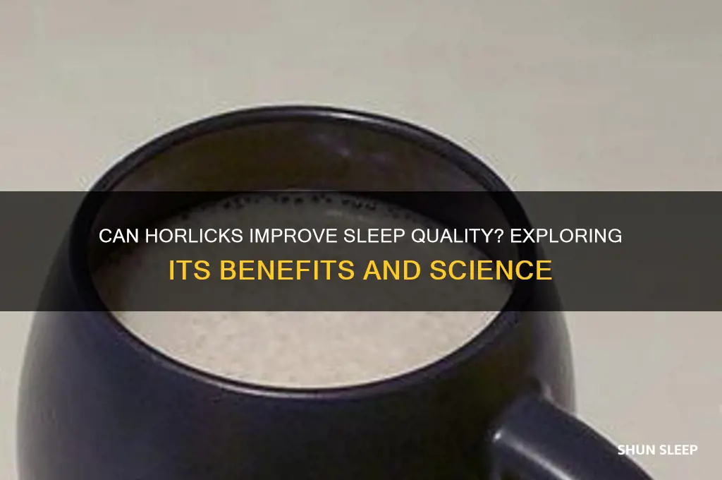 can horlicks help you sleep