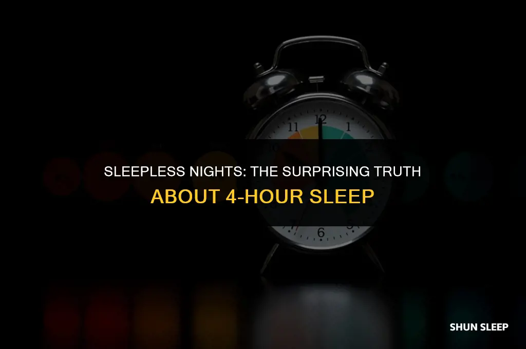 can human sleep only 4 hours