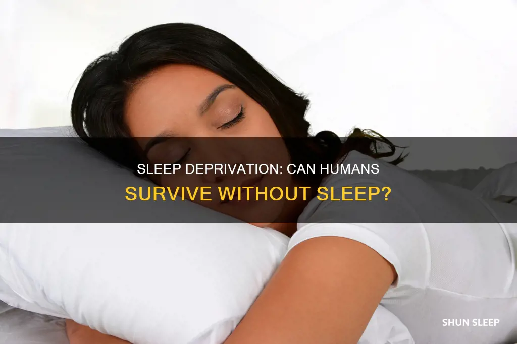 can humans live without sleep