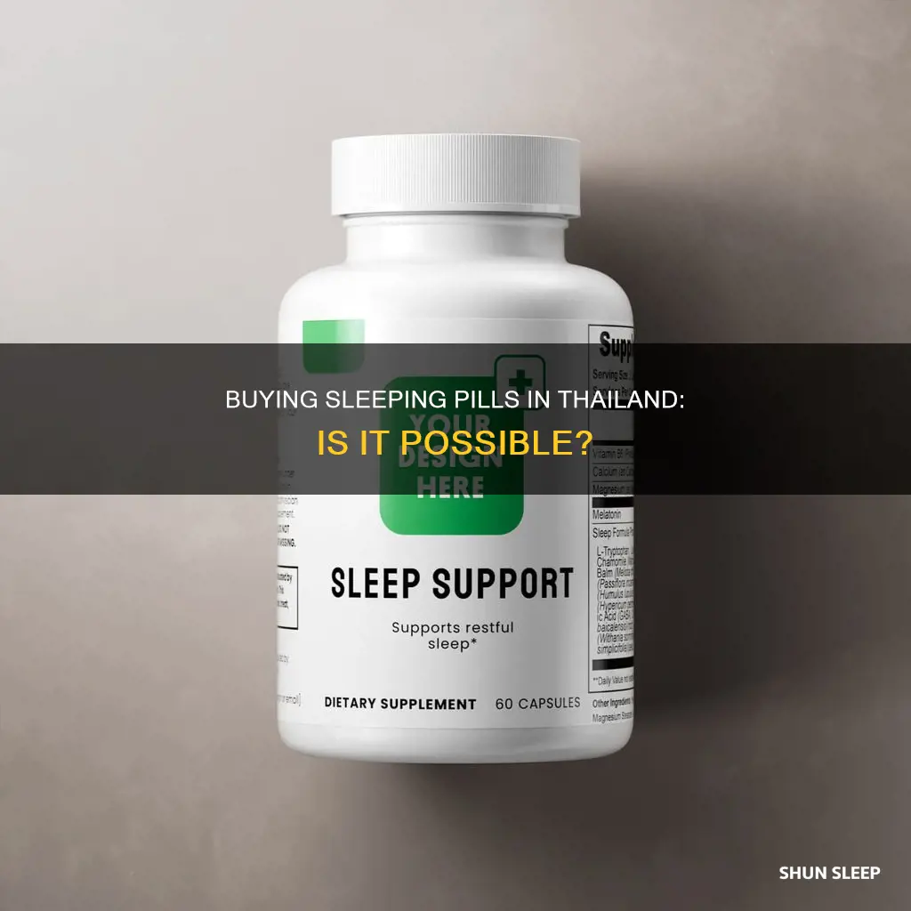 can i buy sleeping pills in thailand