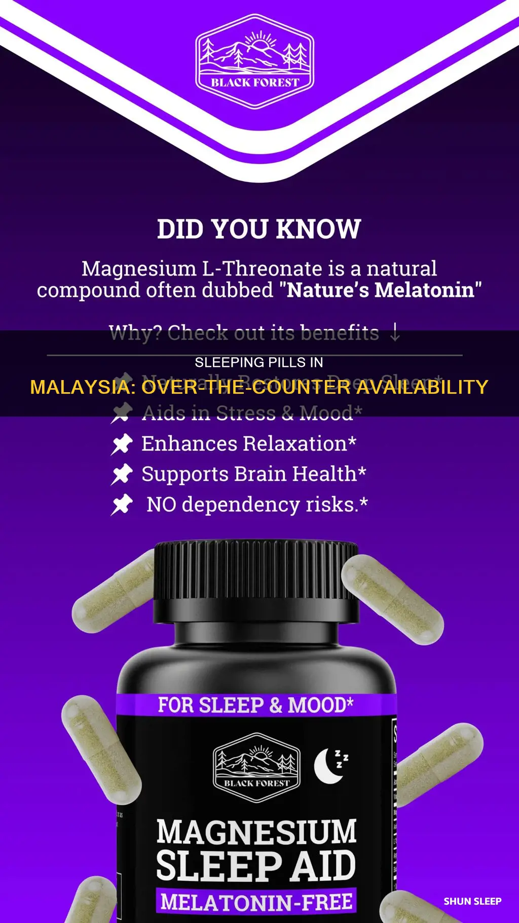 can i buy sleeping pills over the counter in malaysia