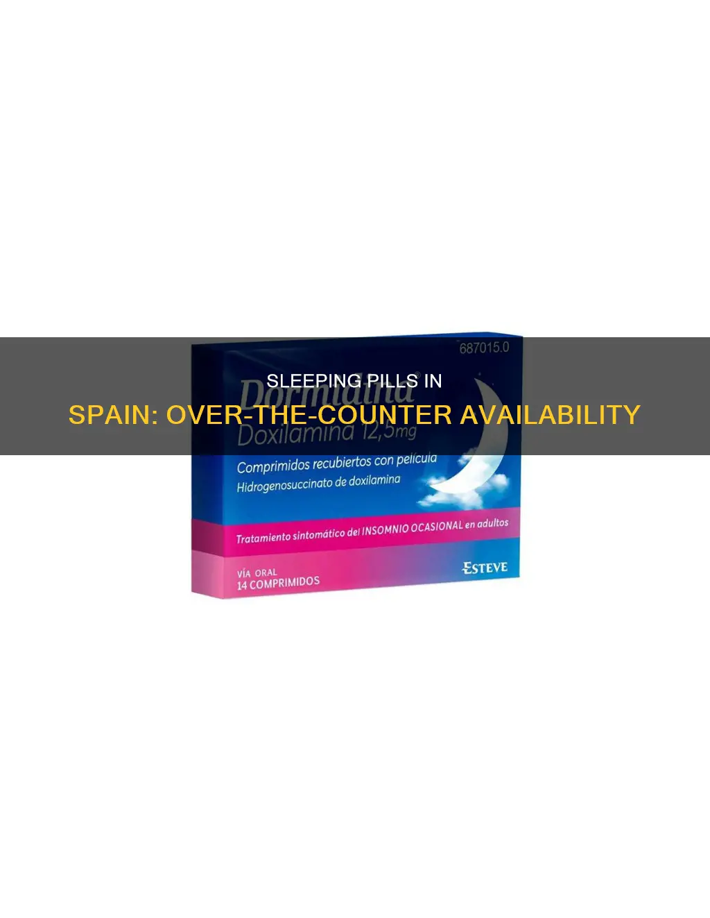can i buy sleeping pills over the counter in spain