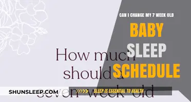 Adjusting Your 7-Week-Old's Sleep Schedule: Tips for Better Rest