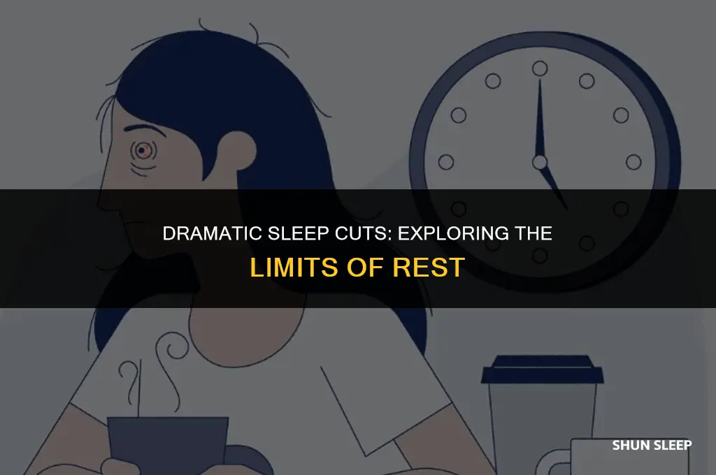 can i cut hours of sleep dramatically