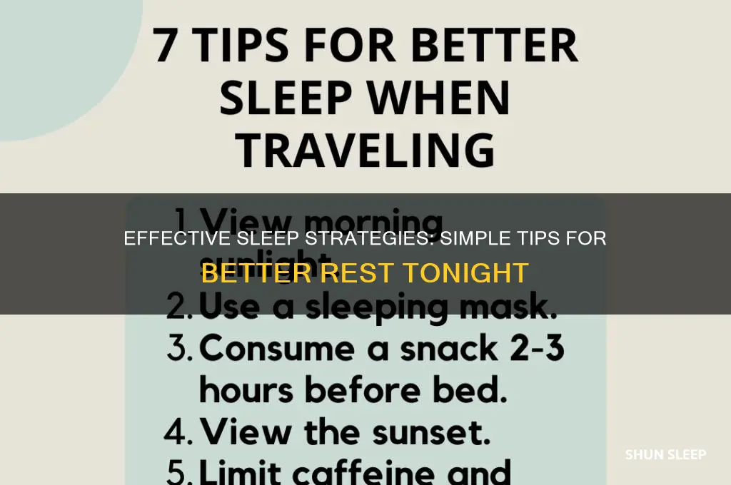 can i do to help me sleep