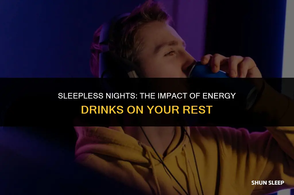 can i drink energy drink 6 hours before i sleep