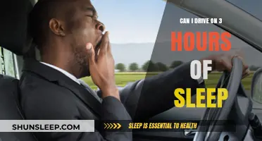 Sleepless Steering: The Risks of Driving on Just 3 Hours of Rest