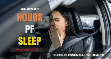 Sleepless Steering: The Risks of Driving on Just 4 Hours of Sleep