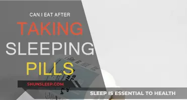 Sleeping Pills and Eating: What's Safe?