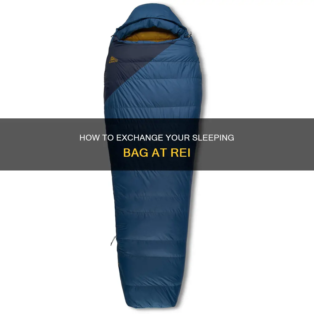 can i exchange my sleeping bag at rei