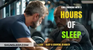 Fueling Your Workout: The Impact of 3 Hours of Sleep on Exercise Performance