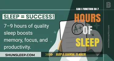 Unlocking Productivity: The Power of 7 Hours of Sleep