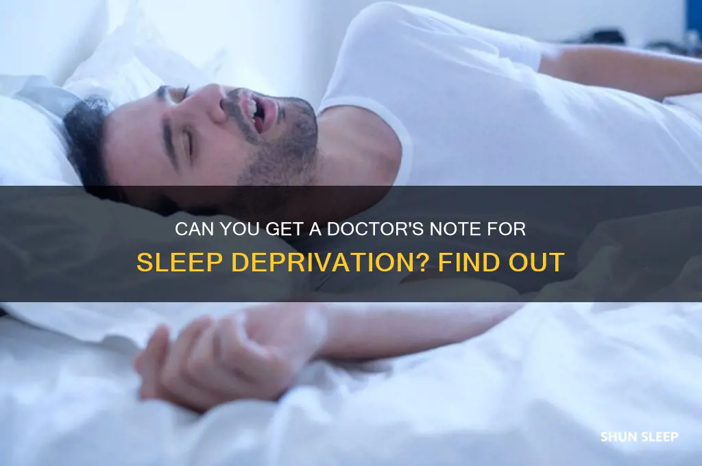 can i get a drs note for not sleeping