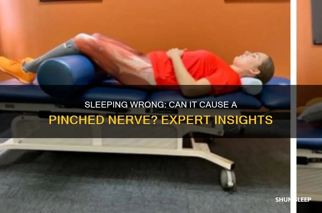 can i get a pinched nerve from sleeping wrong