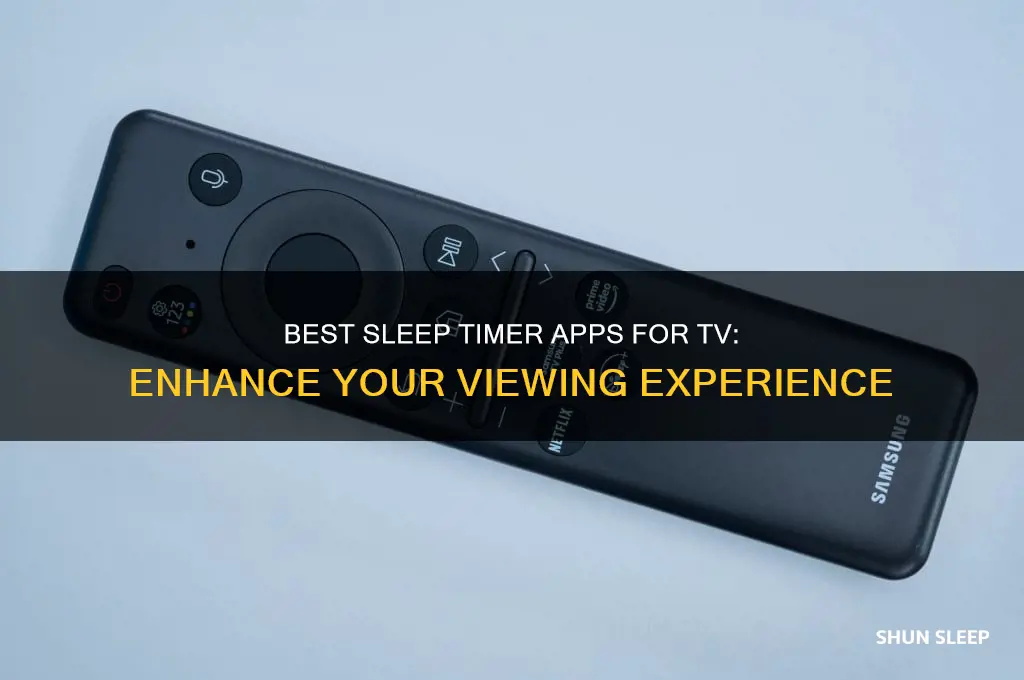 can i get a sleep timer app for my tv
