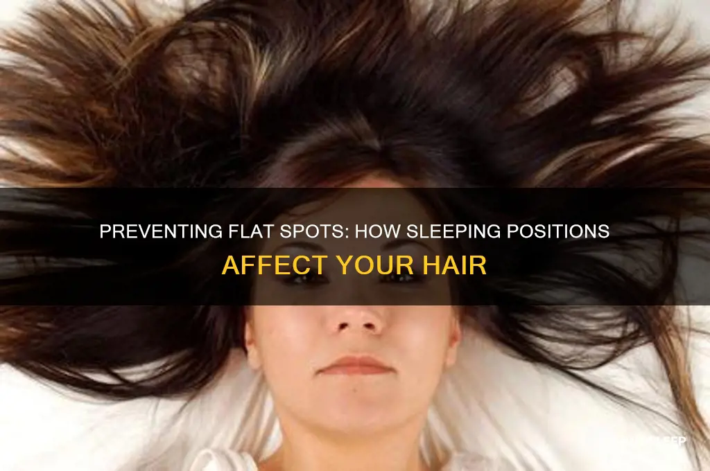 can i get flat spots hair from sleeping wrong