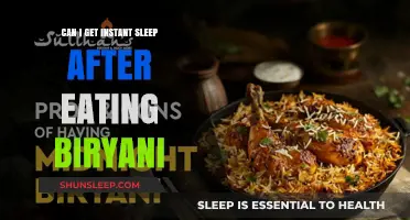 Biryani and Sleep: Can You Drift Off Instantly After a Meal?