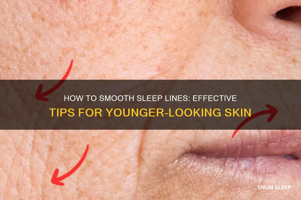 can i get rid of sleep lines