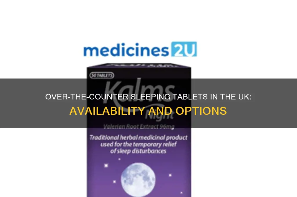 can i get sleeping tablets over the counter uk