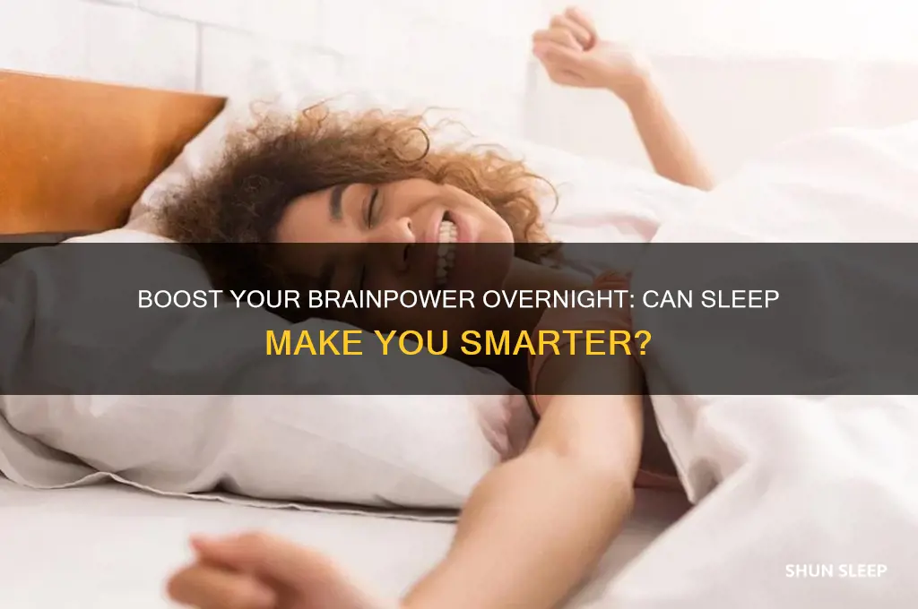 can i get smarter while i sleep