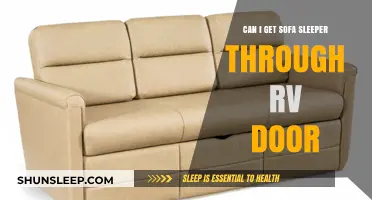 Fitting a Sofa Sleeper Through Your RV Door: Tips and Tricks