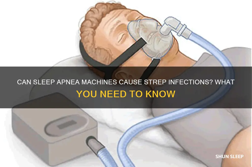 can i get strep from my sleep apnea machine