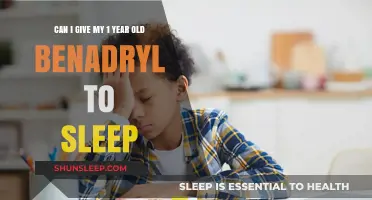 Benadryl for One-Year-Olds: Safe Sleep Aid?