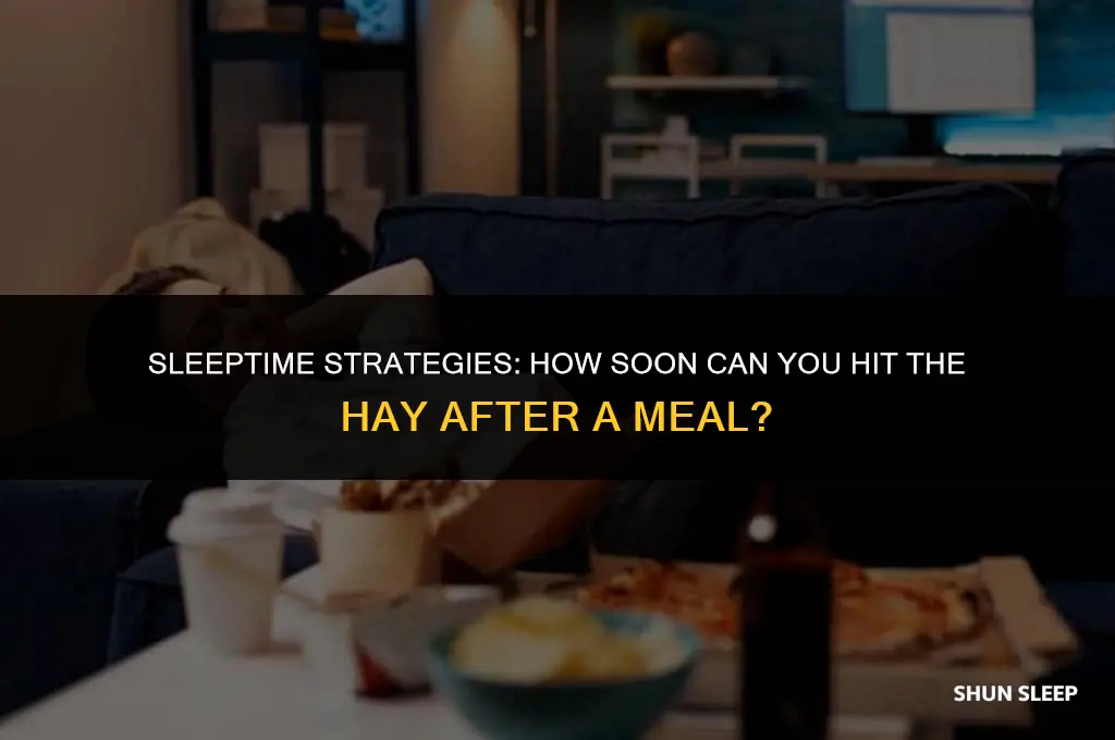 can i go to sleep 1 hour after eating