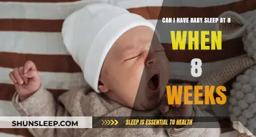 8-Week-Old Baby Sleep Schedule: Can They Sleep at 8 PM?