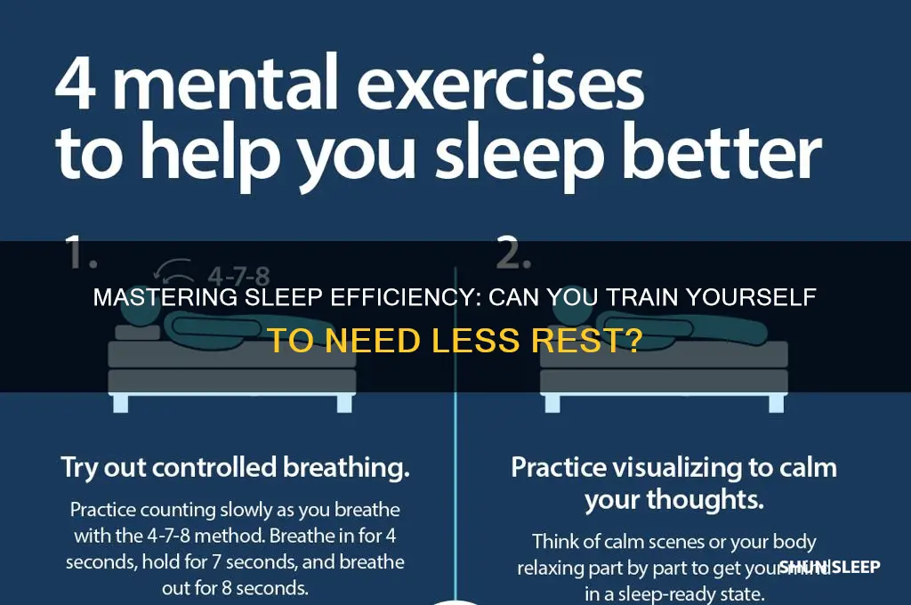 can i help myself mot need as much sleep