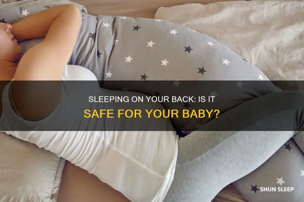 can i hurt my baby while sleeping on my back