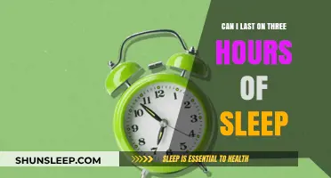 Surviving on Minimal Sleep: Tips for Managing Three Hours of Rest