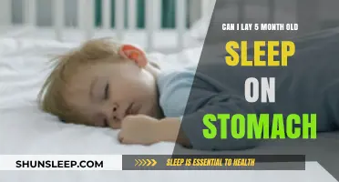 Stomach-sleeping for 5-month-old: Safe or not?