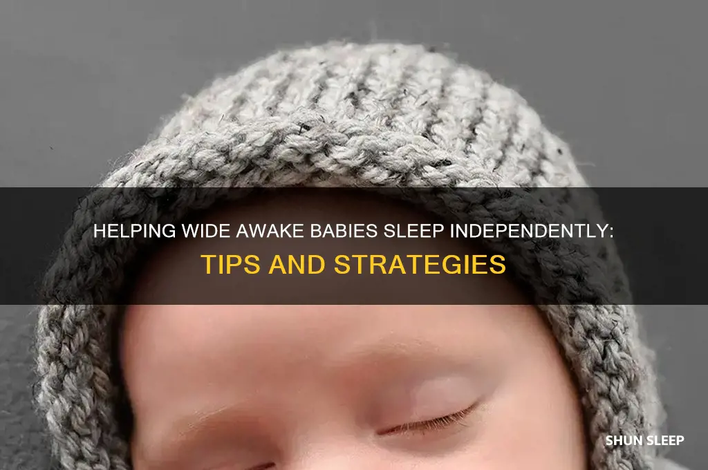 can i leabe wide awake baby to sleep on own