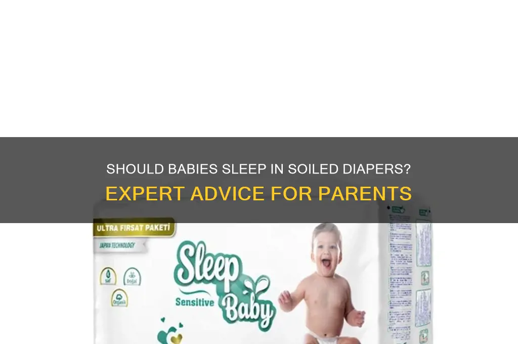 can i let my baby sleep in a poopy diaper