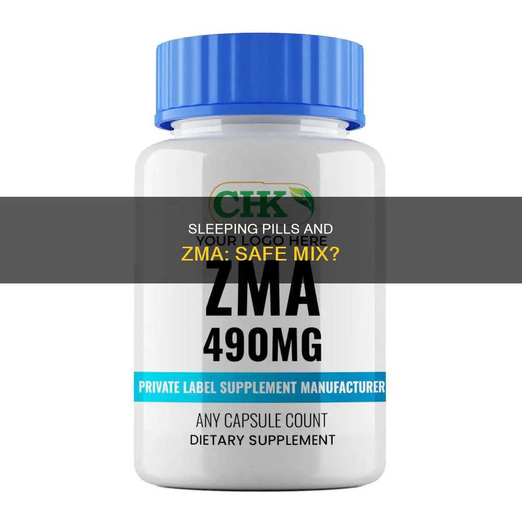can i mix sleeping pills with zma