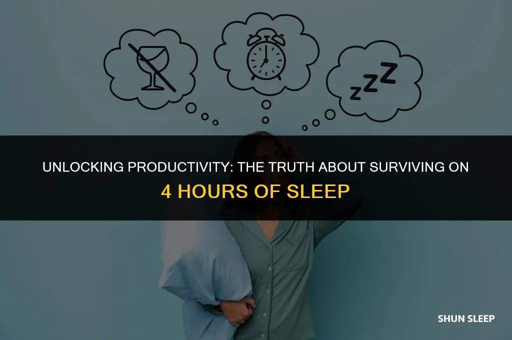 can i only sleep 4 hours a day