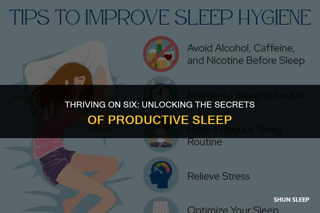 can i only sleep 6 hours a day