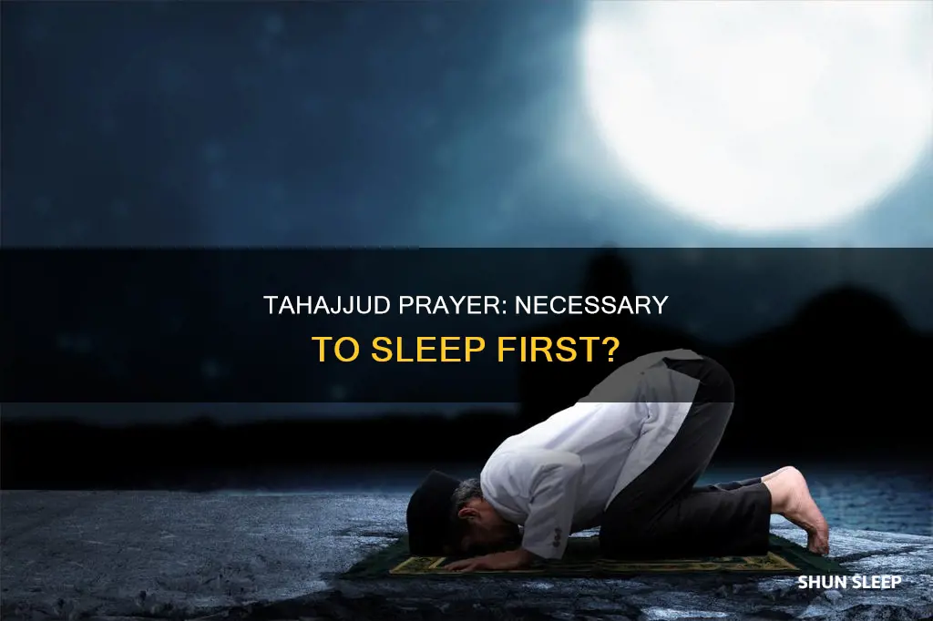 can i pray tahajjud without sleeping sunni