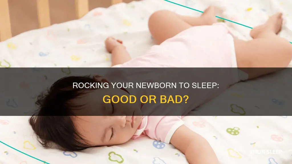 can i rock my newborn to sleep