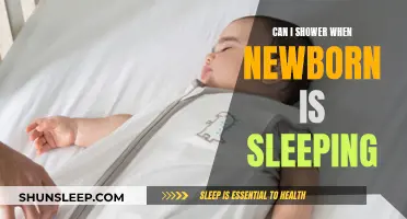 Showering with a Sleeping Newborn: Is It Safe?