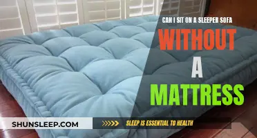 Sitting on a Sleeper Sofa: Do You Need a Mattress?