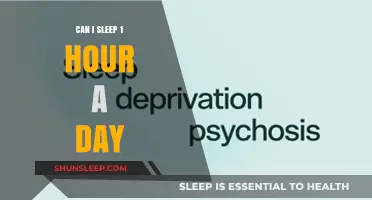 Sleepless Nights: Is One Hour of Sleep Enough?