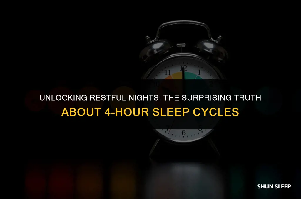 can i sleep 4 hour