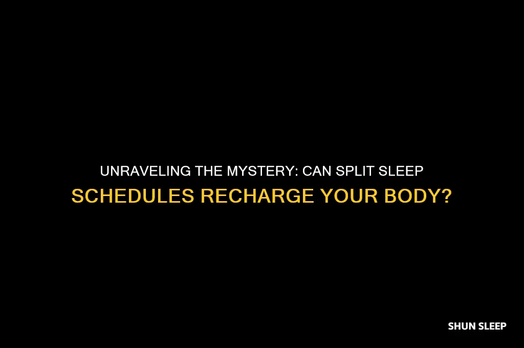 can i sleep 6 hours then 2 hours