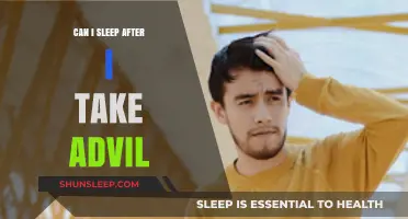 Advil and Sleep: What's the Connection?